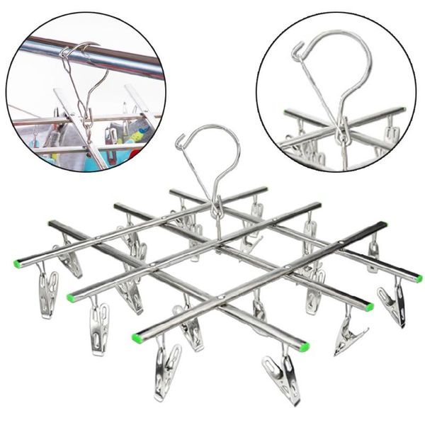 hangers & racks windproof laundry hanger collapsible stainless steel hanging rack 20 clothespin clothes tie socks clips
hangers & racks windproof laundry hanger collapsible stainless steel hanging rack 20 clothespin clothes tie socks clips