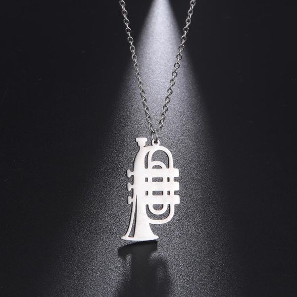 chains my shape trumpet necklace for women stainless steel hollow out pendant necklaces choker fashion jewelry collares collier femme, Silver
chains my shape trumpet necklace for women stainless steel hollow out pendant necklaces choker fashion jewelry collares collier femme, Silver