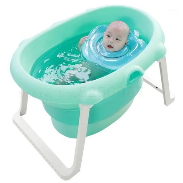 bathing tubs & seats baby folding bucket bath for children swimming1