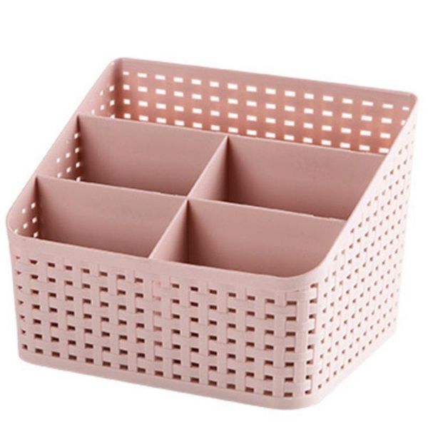 hollow design plastic cosmetic storage box desk remote control makeup brush holder office bathroom toiletry organizer
hollow design plastic cosmetic storage box desk remote control makeup brush holder office bathroom toiletry organizer
