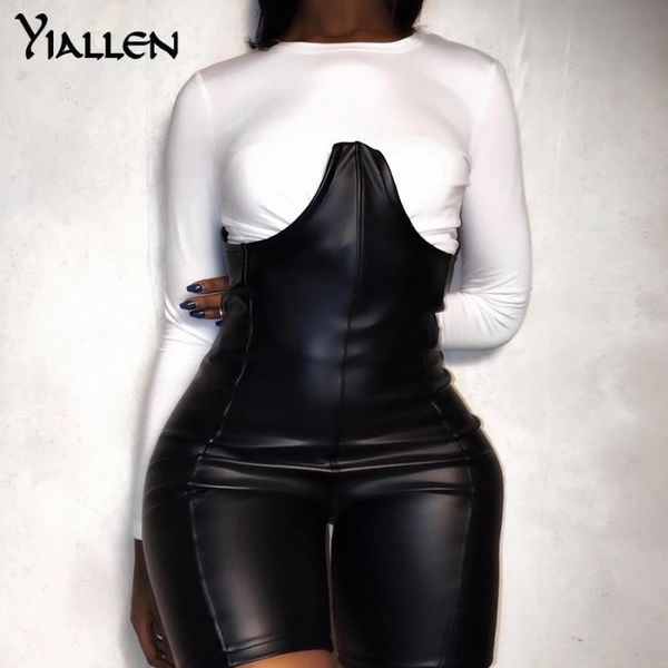 women's tracksuits yiallen two piece set women faux leather jumpsuit and full sleeve club outfits for streetwear 2021 y2k the, Gray
women's tracksuits yiallen two piece set women faux leather jumpsuit and full sleeve club outfits for streetwear 2021 y2k the, Gray