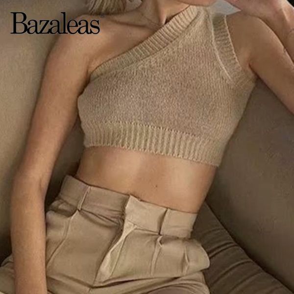 women's tanks & camis bazaleas vintage inclined shoulder khaki women slim knitted crop fashion tank, White
women's tanks & camis bazaleas vintage inclined shoulder khaki women slim knitted crop fashion tank, White