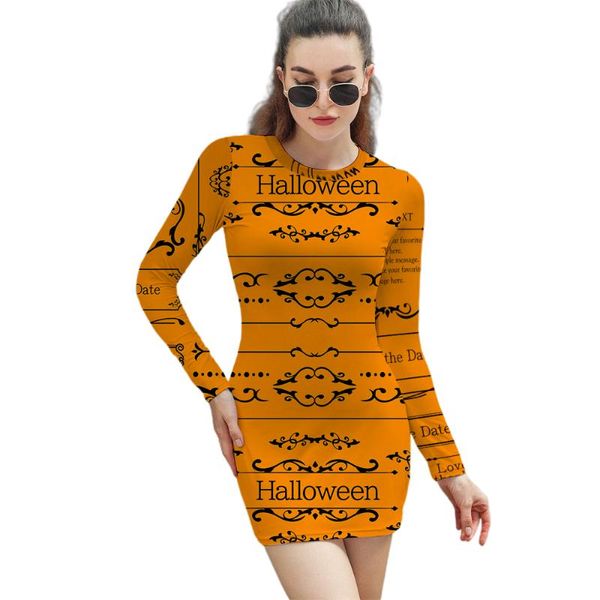 casual dresses fashion long-sleeved dress ladies summer halloween series tight-fitting polyester personality pattern, Black;gray
casual dresses fashion long-sleeved dress ladies summer halloween series tight-fitting polyester personality pattern, Black;gray