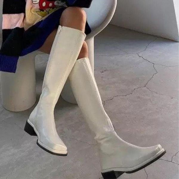 boots women's knee high soft pu women long slip on woman boot thick platform round toe female shoes autumn winter 2021, Black
boots women's knee high soft pu women long slip on woman boot thick platform round toe female shoes autumn winter 2021, Black