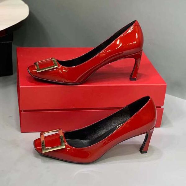designer womens shoes fashion high heels red pointed toe crystal buckle comfortable leather production belt box 34-40, Black
designer womens shoes fashion high heels red pointed toe crystal buckle comfortable leather production belt box 34-40, Black
