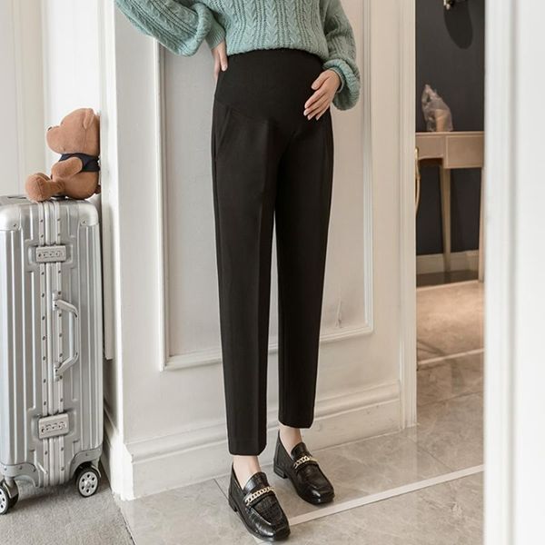 pregnant women's small trousers spring and autumn thick section pregnant women belly lift pants casual pants wear slim small tro, White
pregnant women's small trousers spring and autumn thick section pregnant women belly lift pants casual pants wear slim small tro, White