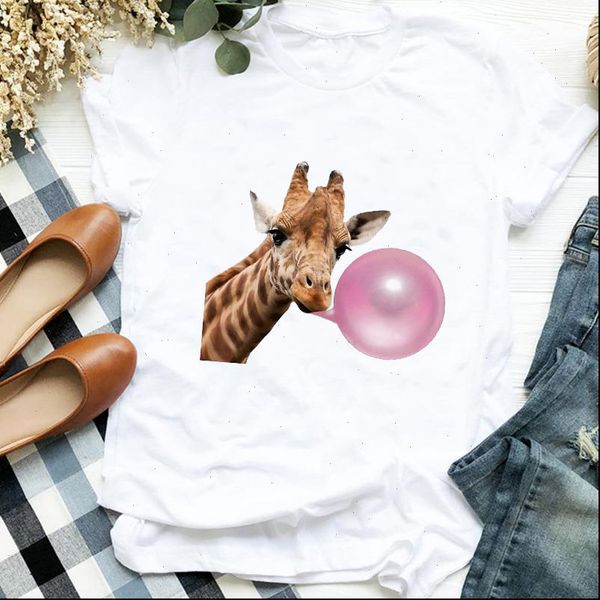 women lady cartoon giraffe funny summer fall casual style 90s trend t tee womens tshirt female shirt clothes graphic t shirt, White
women lady cartoon giraffe funny summer fall casual style 90s trend t tee womens tshirt female shirt clothes graphic t shirt, White