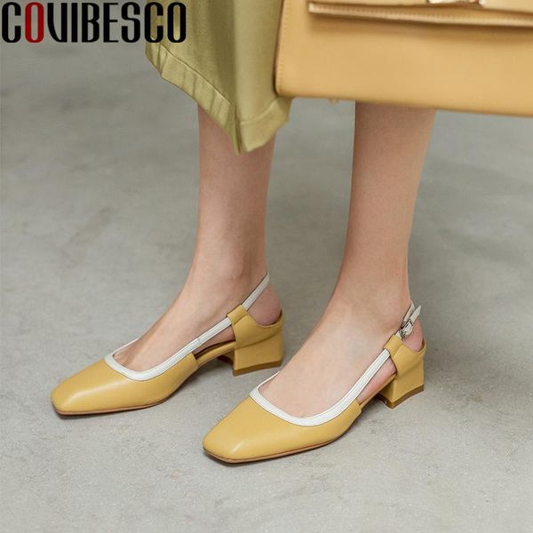 covibesco new women spring summer sandals fashion concise hollow genuine leather pumps casual thick heels square toe shoes woman, Black
covibesco new women spring summer sandals fashion concise hollow genuine leather pumps casual thick heels square toe shoes woman, Black
