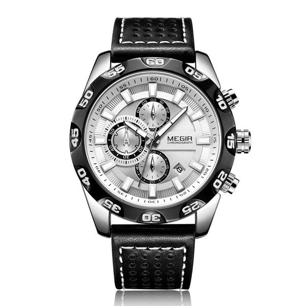 wristwatches megir mens watches brand luxurychronograph sport quartz watch men clock leather relogio masculino reloj hombre, Slivery;brown
wristwatches megir mens watches brand luxurychronograph sport quartz watch men clock leather relogio masculino reloj hombre, Slivery;brown