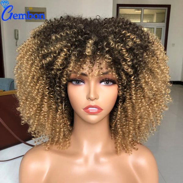 synthetic wigs short hair afro kinky curly wig with bangs loose cosplay fluffy natural high temperature for black women gembon
synthetic wigs short hair afro kinky curly wig with bangs loose cosplay fluffy natural high temperature for black women gembon