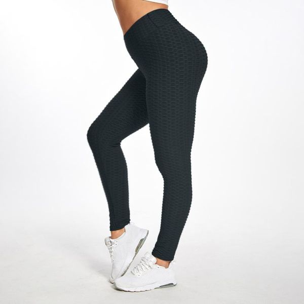 women's leggings women pants bubble hip lifting exercise fitness running high waist gym casual sport, Black
women's leggings women pants bubble hip lifting exercise fitness running high waist gym casual sport, Black