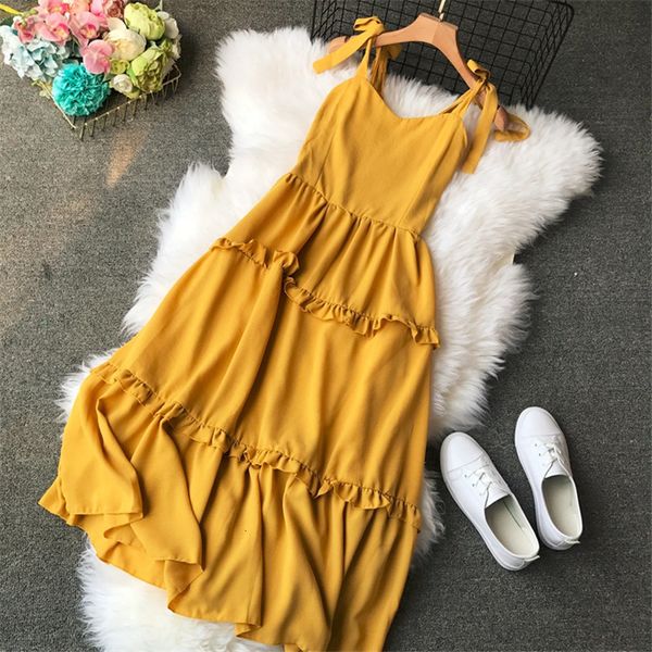 casual dresses female summer chiffon dressed in fashion the le as sarafan wrap v-waist high-solid cleavage vtage ytac, Black;gray
casual dresses female summer chiffon dressed in fashion the le as sarafan wrap v-waist high-solid cleavage vtage ytac, Black;gray