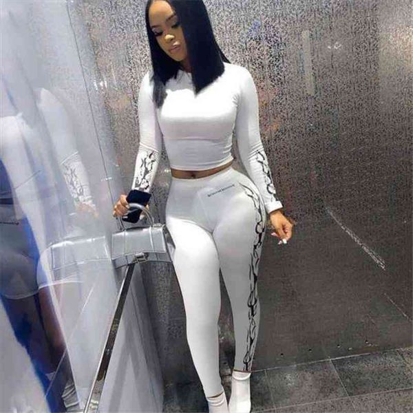 hirigin autumn ladies tracksuit female elastic long sleeve two piece set women sportwear fitness 2 piece matching set, White
hirigin autumn ladies tracksuit female elastic long sleeve two piece set women sportwear fitness 2 piece matching set, White