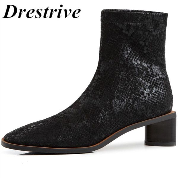 boots drestrive women ankle elastic fabric snakeprint strange heels 4 cm spring slip on square toe black bling autumn size 34-40
boots drestrive women ankle elastic fabric snakeprint strange heels 4 cm spring slip on square toe black bling autumn size 34-40