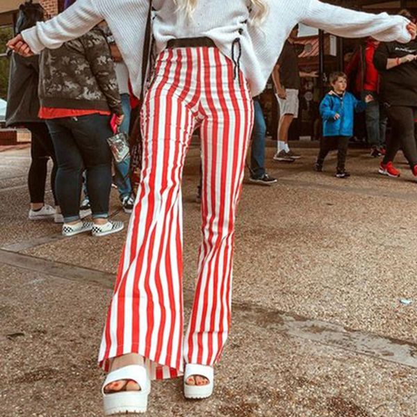 women's pants & capris fashion flare stripe print camping for women casual loose sweatpants trousers pantalones mujer damskie, Black;white
women's pants & capris fashion flare stripe print camping for women casual loose sweatpants trousers pantalones mujer damskie, Black;white