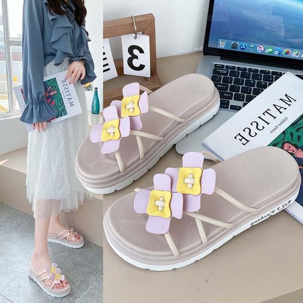 slippers summer women 2021 flower fashion ladies slides thick platform non-slip female casual sandals wedges beach shoes, Black
slippers summer women 2021 flower fashion ladies slides thick platform non-slip female casual sandals wedges beach shoes, Black