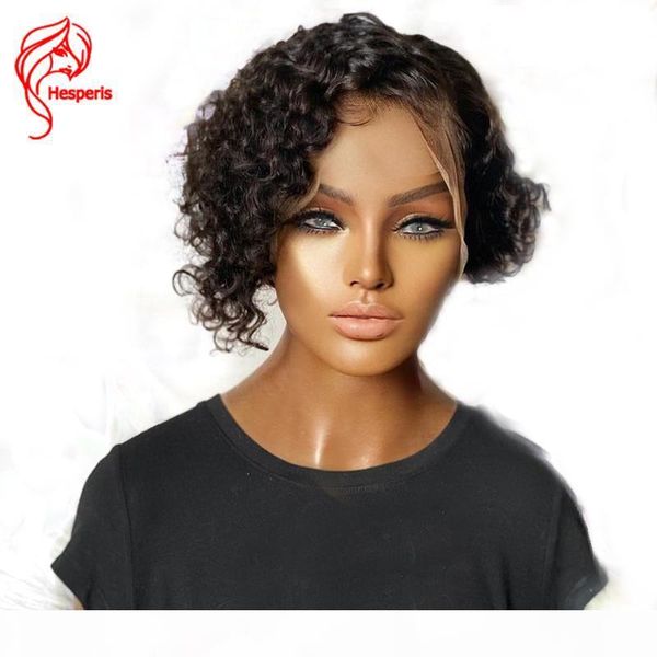 hesperisr pixie cut bob short curly 13x4 lace front human hair wigs brazilian remy human hair wigs pre plucked with baby, Black;brown
hesperisr pixie cut bob short curly 13x4 lace front human hair wigs brazilian remy human hair wigs pre plucked with baby, Black;brown
