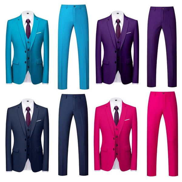 men's tracksuits 2021 men temperament suit slim 3-piece business wedding party jacket vest & pants costume homme fast, Gray
men's tracksuits 2021 men temperament suit slim 3-piece business wedding party jacket vest & pants costume homme fast, Gray