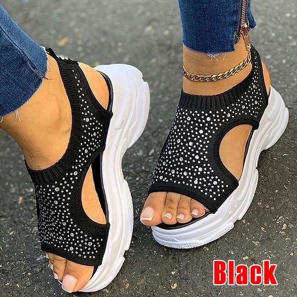 sandals fashion bling sneakers women sock shoes summer for woman casual ladies slip on flats female vulcanize, Black
sandals fashion bling sneakers women sock shoes summer for woman casual ladies slip on flats female vulcanize, Black