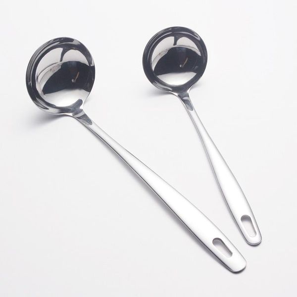 2pcs / set stainless steel soup spoon household long handle thickened large spoon cooking
2pcs / set stainless steel soup spoon household long handle thickened large spoon cooking