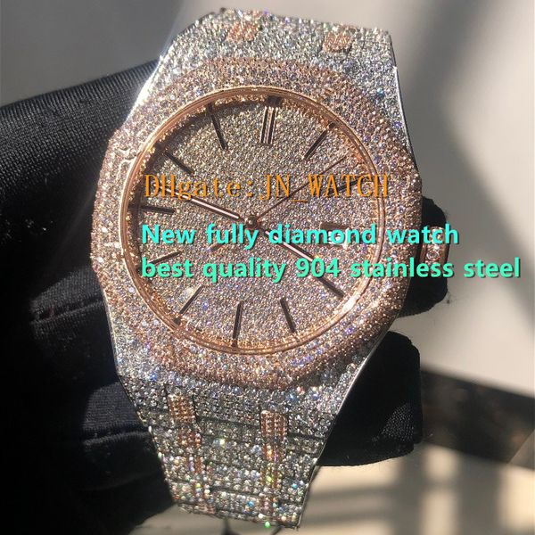 new arabic dial watch diamond watch iced out watch automatic 41mm men 4 colour waterproof 904l stainless set cz diamond, Slivery;brown
new arabic dial watch diamond watch iced out watch automatic 41mm men 4 colour waterproof 904l stainless set cz diamond, Slivery;brown