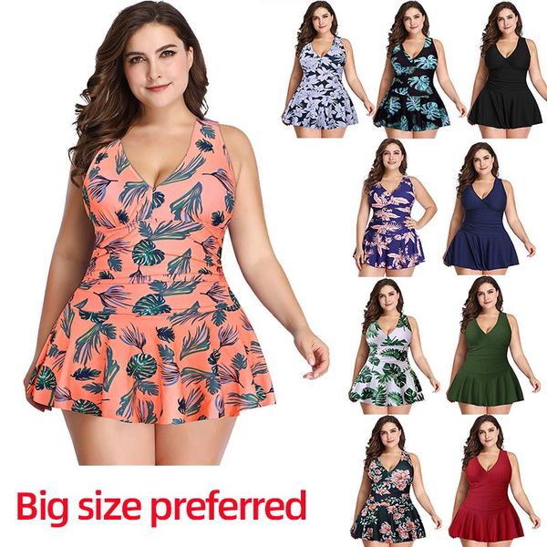 women's swimwear 2021 fat oversized dress beach large size loose printed swimsuit bikini set, White;black
women's swimwear 2021 fat oversized dress beach large size loose printed swimsuit bikini set, White;black