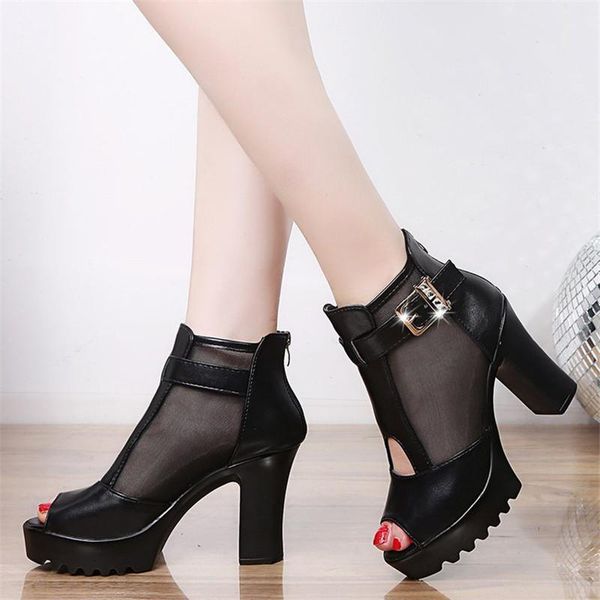 spring classic fashion hollow mesh gauze lace sandals for women party dress formal high heeled buckle ankle strap platform shoe, Black
spring classic fashion hollow mesh gauze lace sandals for women party dress formal high heeled buckle ankle strap platform shoe, Black