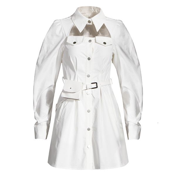 2021 autumn new single-breasted mini shirt for women pockets long sleeve white cotton women's clothing nkvw, Black;gray
2021 autumn new single-breasted mini shirt for women pockets long sleeve white cotton women's clothing nkvw, Black;gray