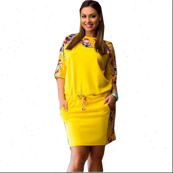 summer dress 2021 new print round neck half sleeve printed large plus size women mini floral dresses clothing vestidos lbd8025, Black;gray
summer dress 2021 new print round neck half sleeve printed large plus size women mini floral dresses clothing vestidos lbd8025, Black;gray