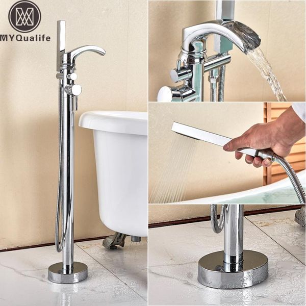 floor mounted waterfall bathtub faucet chrome black standing bath tub mixer brass bath shower faucet set plastic handshower
floor mounted waterfall bathtub faucet chrome black standing bath tub mixer brass bath shower faucet set plastic handshower