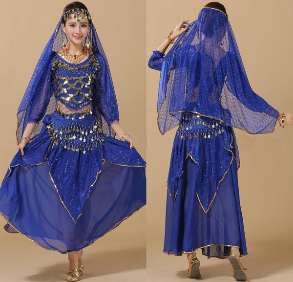 stage wear 6 color belly dance costumes india for women long sleeve dancing lady dancewear, Black;red
stage wear 6 color belly dance costumes india for women long sleeve dancing lady dancewear, Black;red
