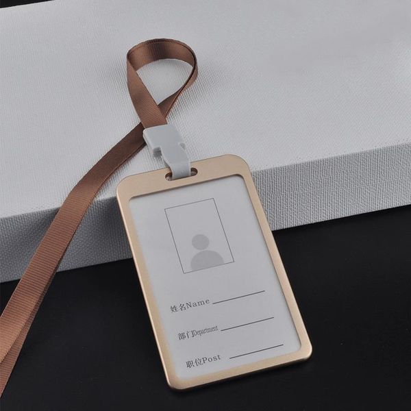 card holders aluminium alloy holder employee name id cover metal security pass tag work certificate identity badge business case, Brown;gray
card holders aluminium alloy holder employee name id cover metal security pass tag work certificate identity badge business case, Brown;gray