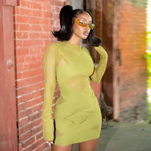 casual dresses bodycon dress women solid mini high waist long sleeve vestidos mujer slim robes femme fashiom summer 2021, Black;gray
casual dresses bodycon dress women solid mini high waist long sleeve vestidos mujer slim robes femme fashiom summer 2021, Black;gray