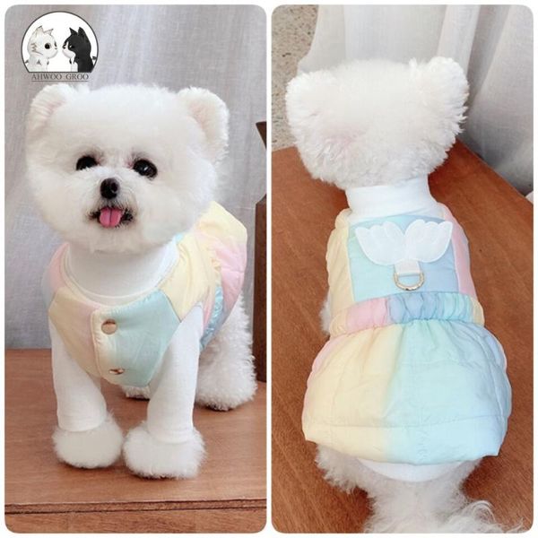 clothes for small dogs winter warm puppy pet dog rainbow gradient coats dog jacket jumpsuits chihuahua yorkie clothing overalls
clothes for small dogs winter warm puppy pet dog rainbow gradient coats dog jacket jumpsuits chihuahua yorkie clothing overalls