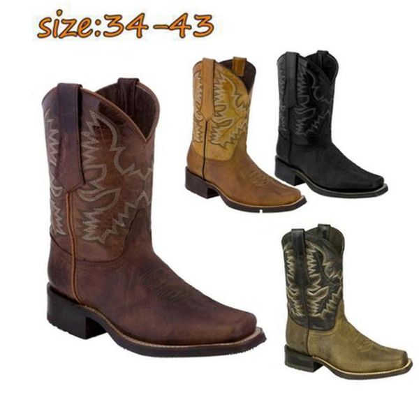 boots women mid-calf low heels chaussure vintage pu leather gladiator slip on round toe shoes woman zapatos mujer sapaton545, Black
boots women mid-calf low heels chaussure vintage pu leather gladiator slip on round toe shoes woman zapatos mujer sapaton545, Black