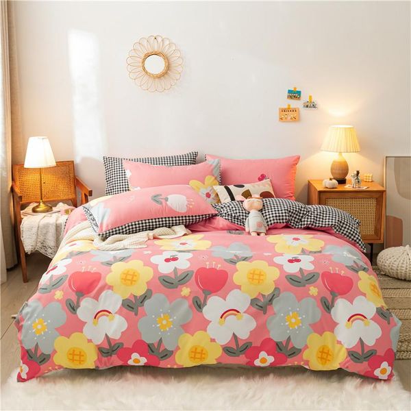 bedding sets pink flowers girls duvet cover pillowcases 4pcs cute quilt twin full single king luxury bedclothes
bedding sets pink flowers girls duvet cover pillowcases 4pcs cute quilt twin full single king luxury bedclothes
