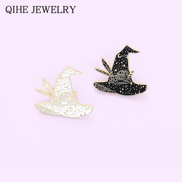 pins, brooches black white witchy hat enamel pin feather flower starry witch for women backpack lapel punk goth badge jewelry gift, Gray
pins, brooches black white witchy hat enamel pin feather flower starry witch for women backpack lapel punk goth badge jewelry gift, Gray