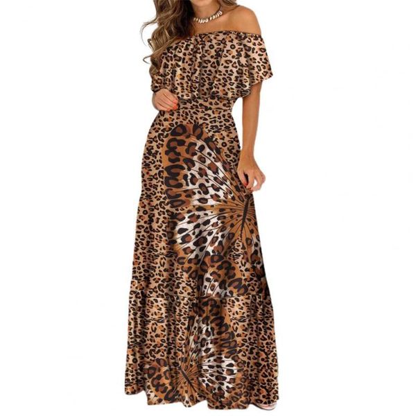 party dresses women casual dress 2021 leisure dress printing high waist off shoulder ruffle stitching for beach, White;black
party dresses women casual dress 2021 leisure dress printing high waist off shoulder ruffle stitching for beach, White;black