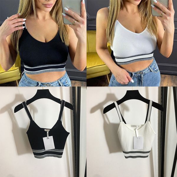 knitted suspender camis vest designer letter jacquard women sling knit tanks with tags, White
knitted suspender camis vest designer letter jacquard women sling knit tanks with tags, White
