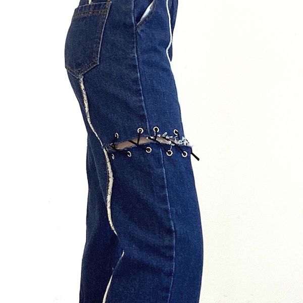 streetwear high waist ripped denim trouser y2k fashion bandage split jeans straight pants for women harajuku 2021, Black;white
streetwear high waist ripped denim trouser y2k fashion bandage split jeans straight pants for women harajuku 2021, Black;white