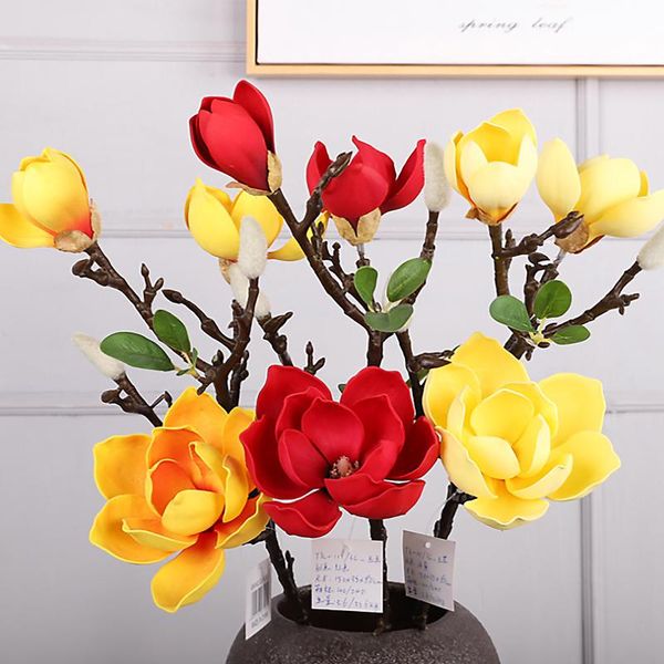 decorative flowers & wreaths faux magnolia flower bunch false decor imitation plant party home ornaments valentine's day simulation wed
decorative flowers & wreaths faux magnolia flower bunch false decor imitation plant party home ornaments valentine's day simulation wed
