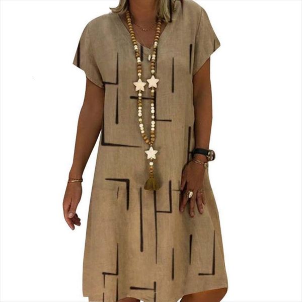 10 styles big size loose women dress summer a line vintage casual knee length dresses robe femme vestidos, Black;gray
10 styles big size loose women dress summer a line vintage casual knee length dresses robe femme vestidos, Black;gray