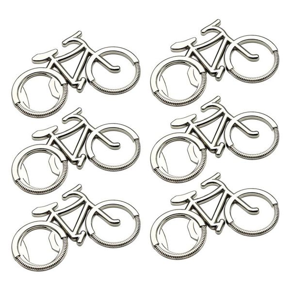 keychains 6 pieces bicycle bottle opener,novelty metal bike shaped beer opener tools keychain key ring for men women,silver
keychains 6 pieces bicycle bottle opener,novelty metal bike shaped beer opener tools keychain key ring for men women,silver