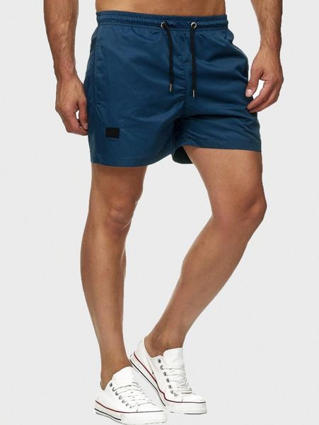 men drawstring waist track shorts m84c#, Black
men drawstring waist track shorts m84c#, Black