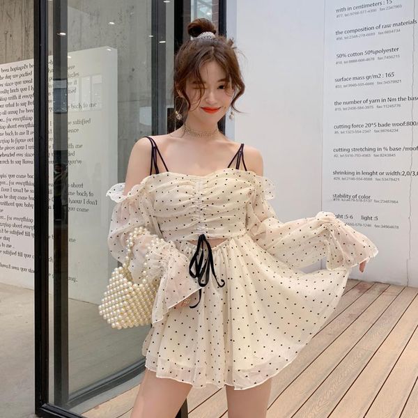 casual dresses luck a 2021 women vintage polka dot drawstring draped bodycon mini dress romantic lady puff v neck party sexy, Black;gray
casual dresses luck a 2021 women vintage polka dot drawstring draped bodycon mini dress romantic lady puff v neck party sexy, Black;gray