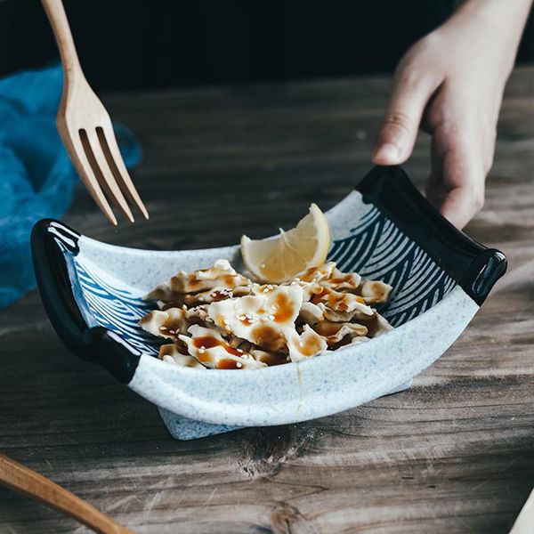 dishes & plates 1pc relmhsyu japanese style ceramic retro boat shaped fish sushi dessert pasta dinner plate dish household tableware
dishes & plates 1pc relmhsyu japanese style ceramic retro boat shaped fish sushi dessert pasta dinner plate dish household tableware