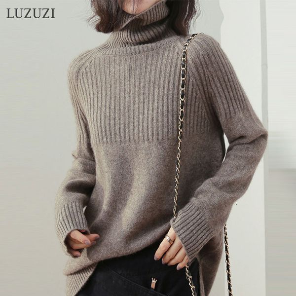 2021 new autumn women's turtleneck sweaters casual pullovers solid long sleeve korean knit sweater women winter jumper mkik, White;black
2021 new autumn women's turtleneck sweaters casual pullovers solid long sleeve korean knit sweater women winter jumper mkik, White;black