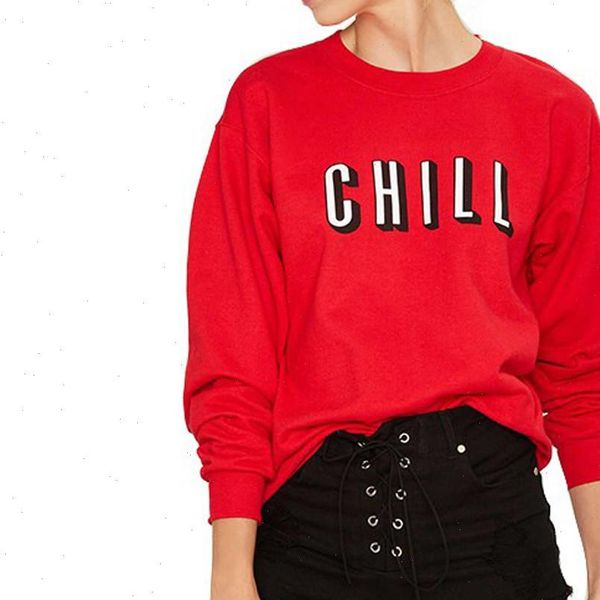 red chill 2021 women letter printed hoodies pullovers spring autumn clothes female sweatershirt outwear 40, Black
red chill 2021 women letter printed hoodies pullovers spring autumn clothes female sweatershirt outwear 40, Black