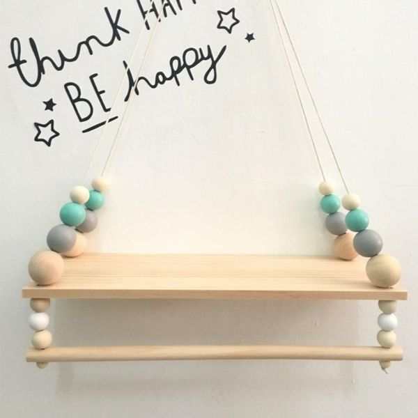 wood living room wall shelf nordic style gift hanging beads rack clothes kids room decorative double deck storage organizer home
wood living room wall shelf nordic style gift hanging beads rack clothes kids room decorative double deck storage organizer home
