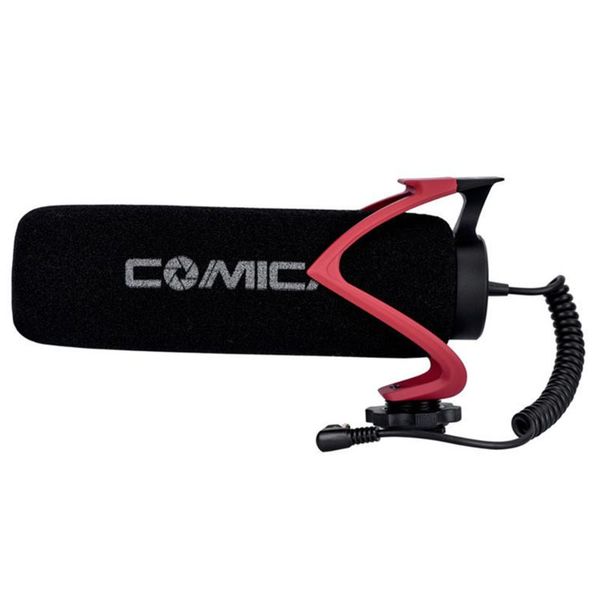 comica cvm-v30 lite microphone with super-cardioid polar pattern cold-shoe design condenser mic for smartphone camera
comica cvm-v30 lite microphone with super-cardioid polar pattern cold-shoe design condenser mic for smartphone camera